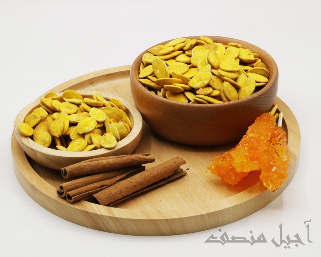 تخمه مرمری زعفرانی
