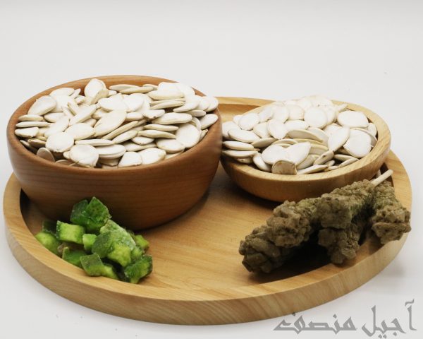 تخمه کدو مرمری خام
