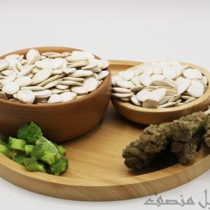 تخمه کدو مرمری خام