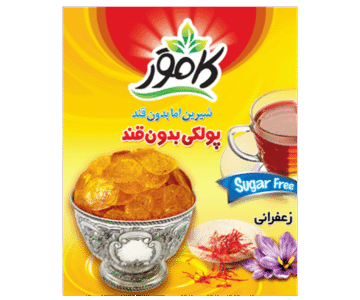 پولکی زعفرانی کامور